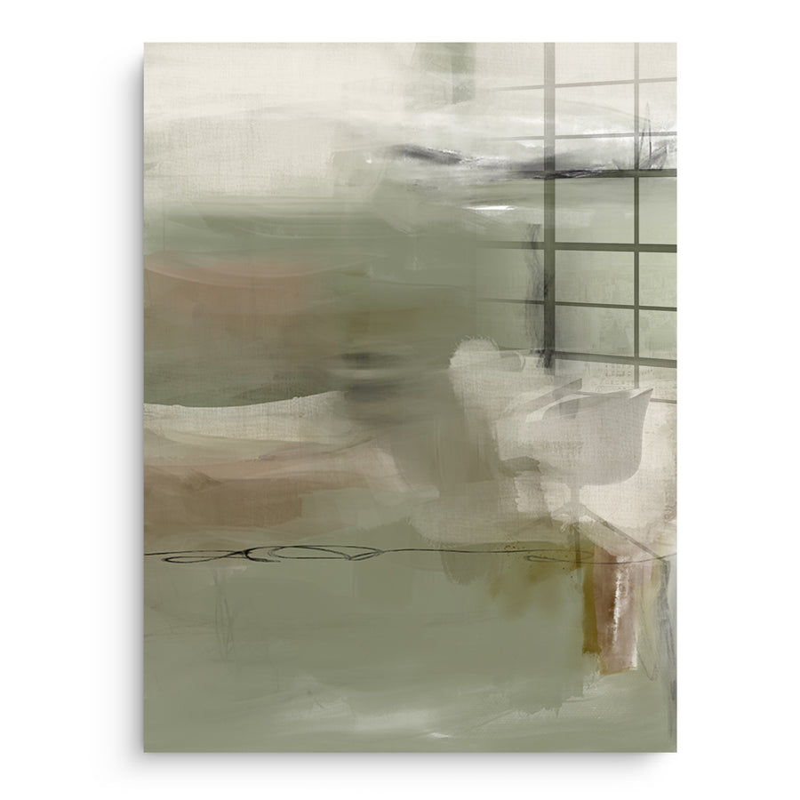 Emerald Whispers - Acrylic Glass – front