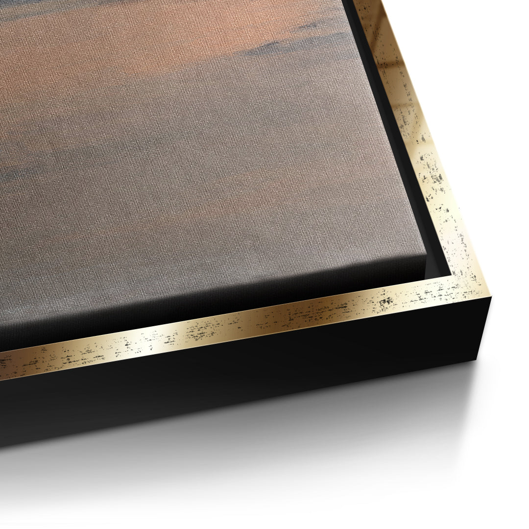 DOTCOMCANVAS Porto Rico Leinwandbild Detailansicht goldener Rahmen