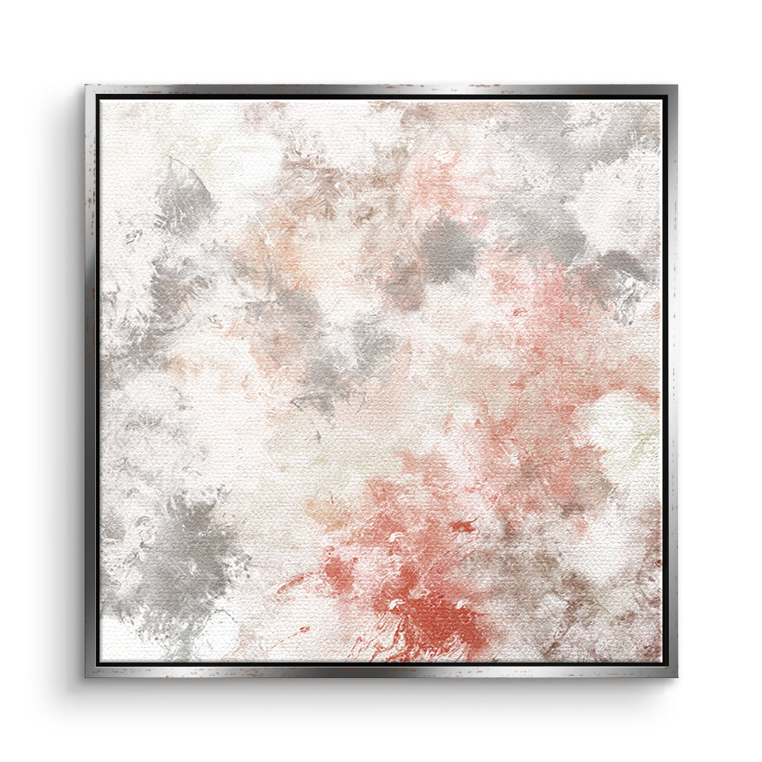 DOTCOMCANVAS Still, not empty Leinwandbild Vorderansicht silberner Rahmen