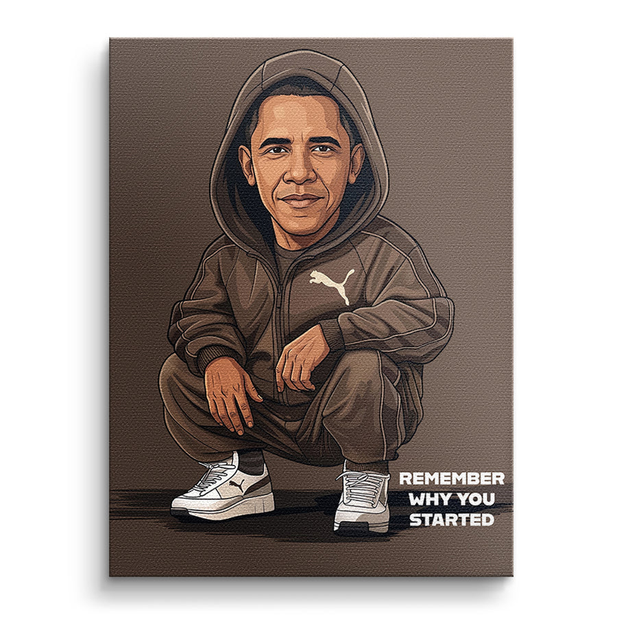 Obama Swag Leinwandbild – Vorderseite
