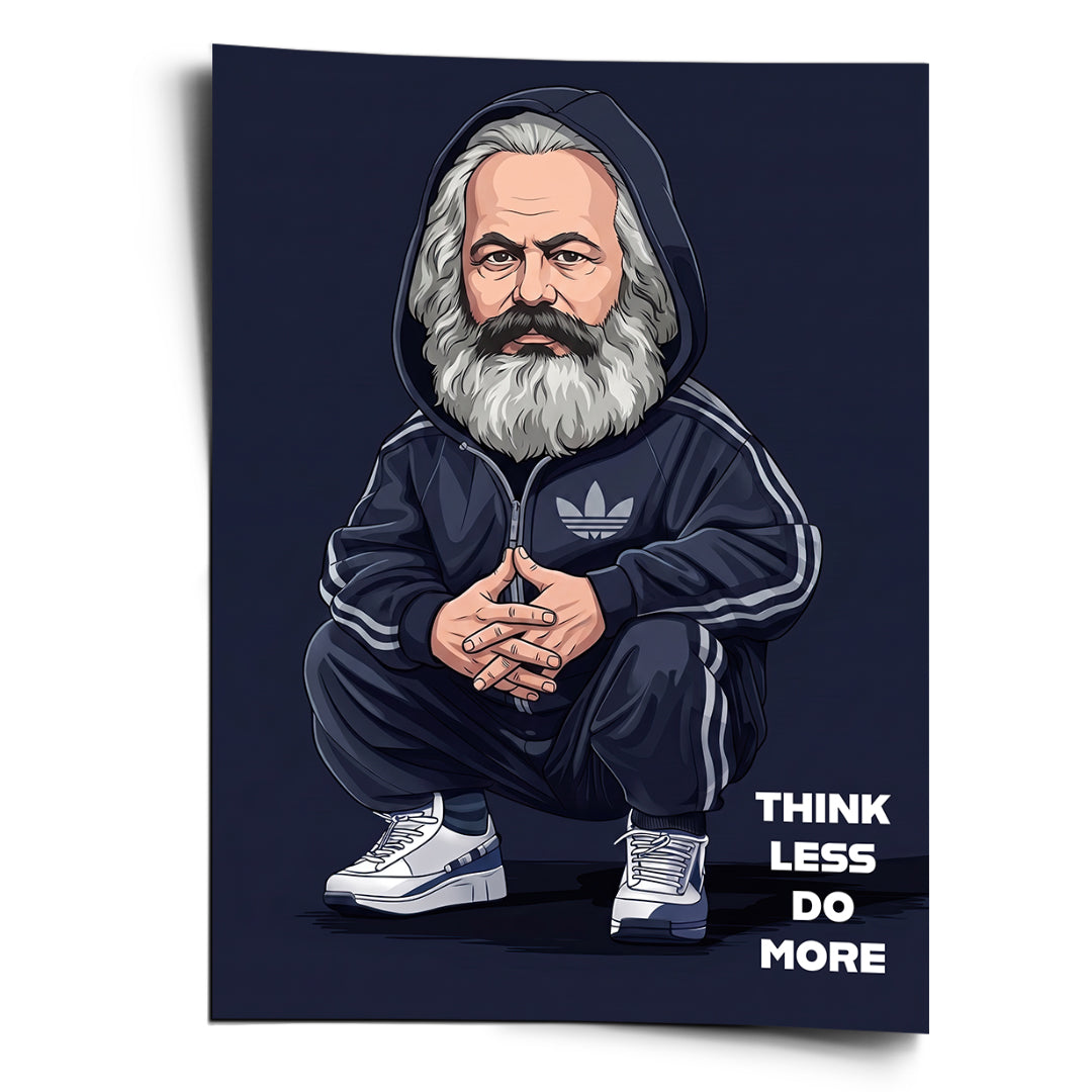 DOTCOMCANVAS Karl Marx Swag Poster Vorderansicht