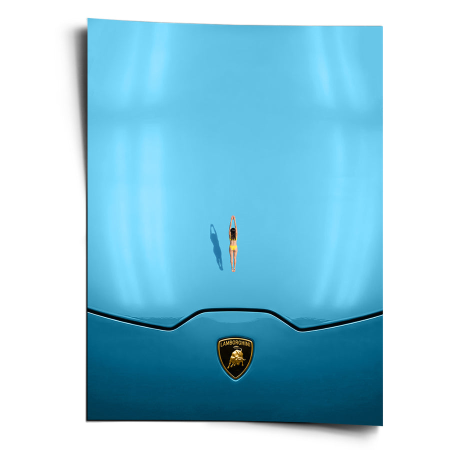 Swim on the Hood - Poster – front