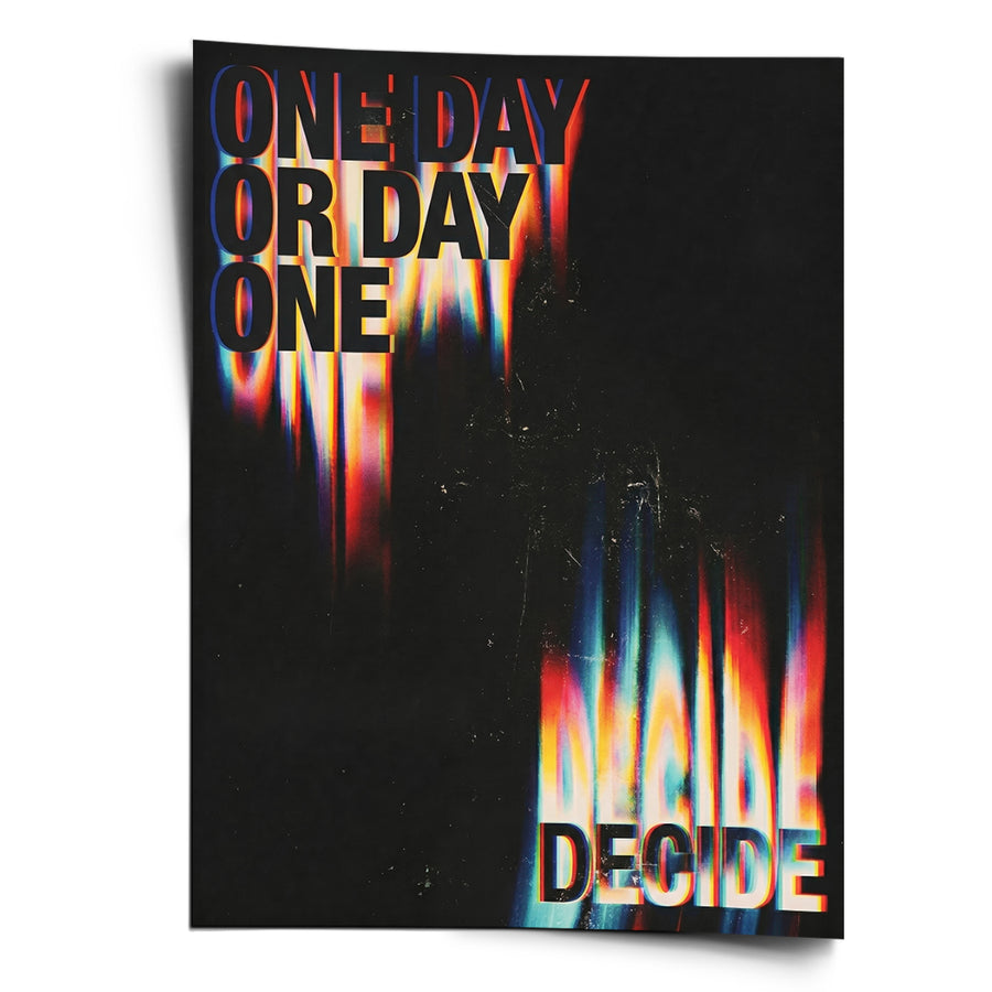 One Day or Day One - Poster – Vorderseite