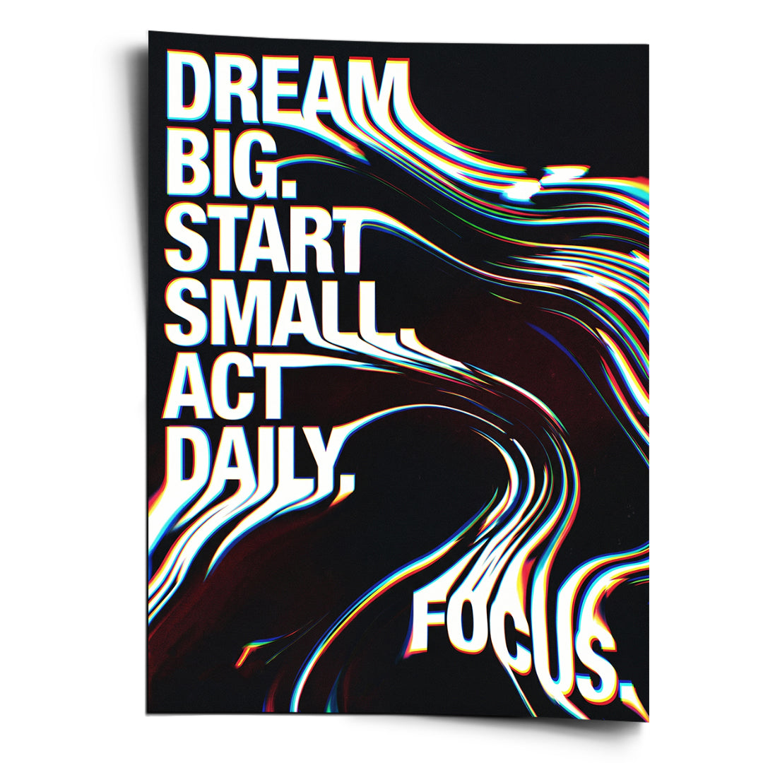 DOTCOMCANVAS Act Daily Poster Vorderansicht