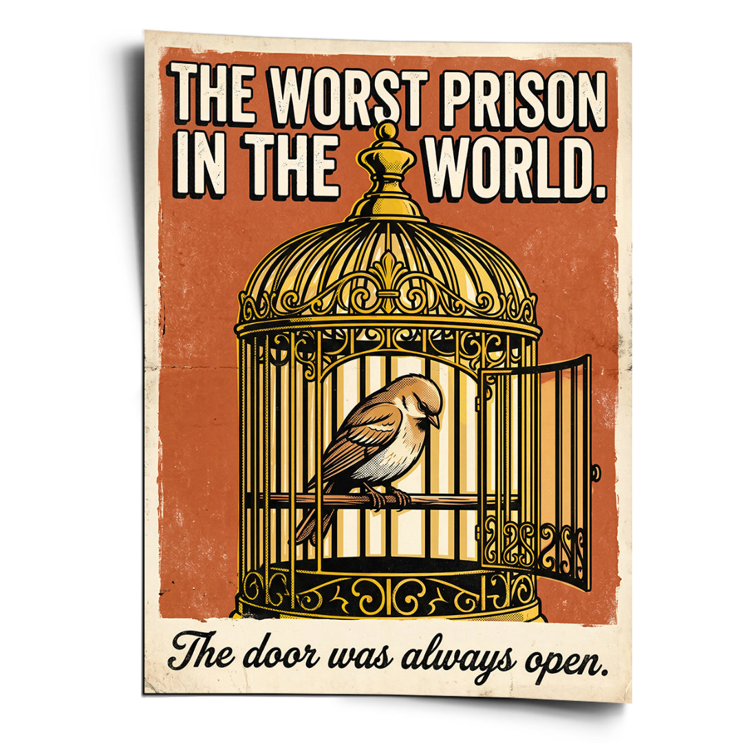 DOTCOMCANVAS Poster The Worst Prison In The World