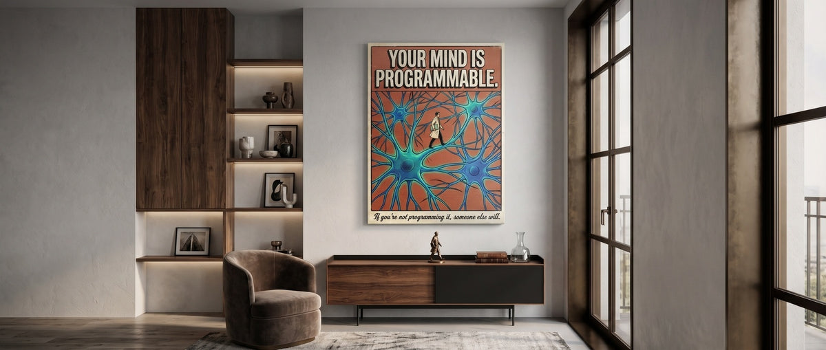 Leinwandbild Your Mind Is Programmable Website Banner