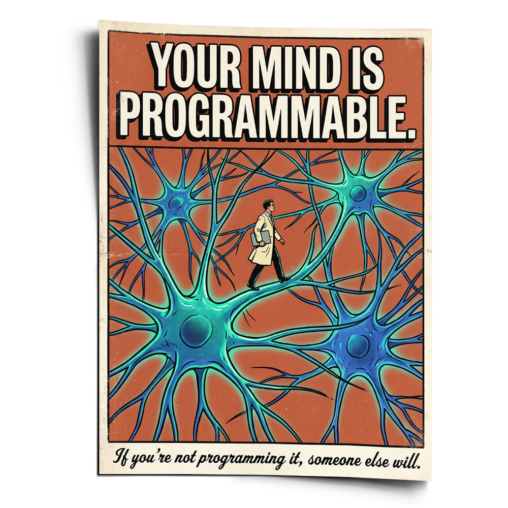 DOTCOMCANVAS Poster Your Mind Is Programmable