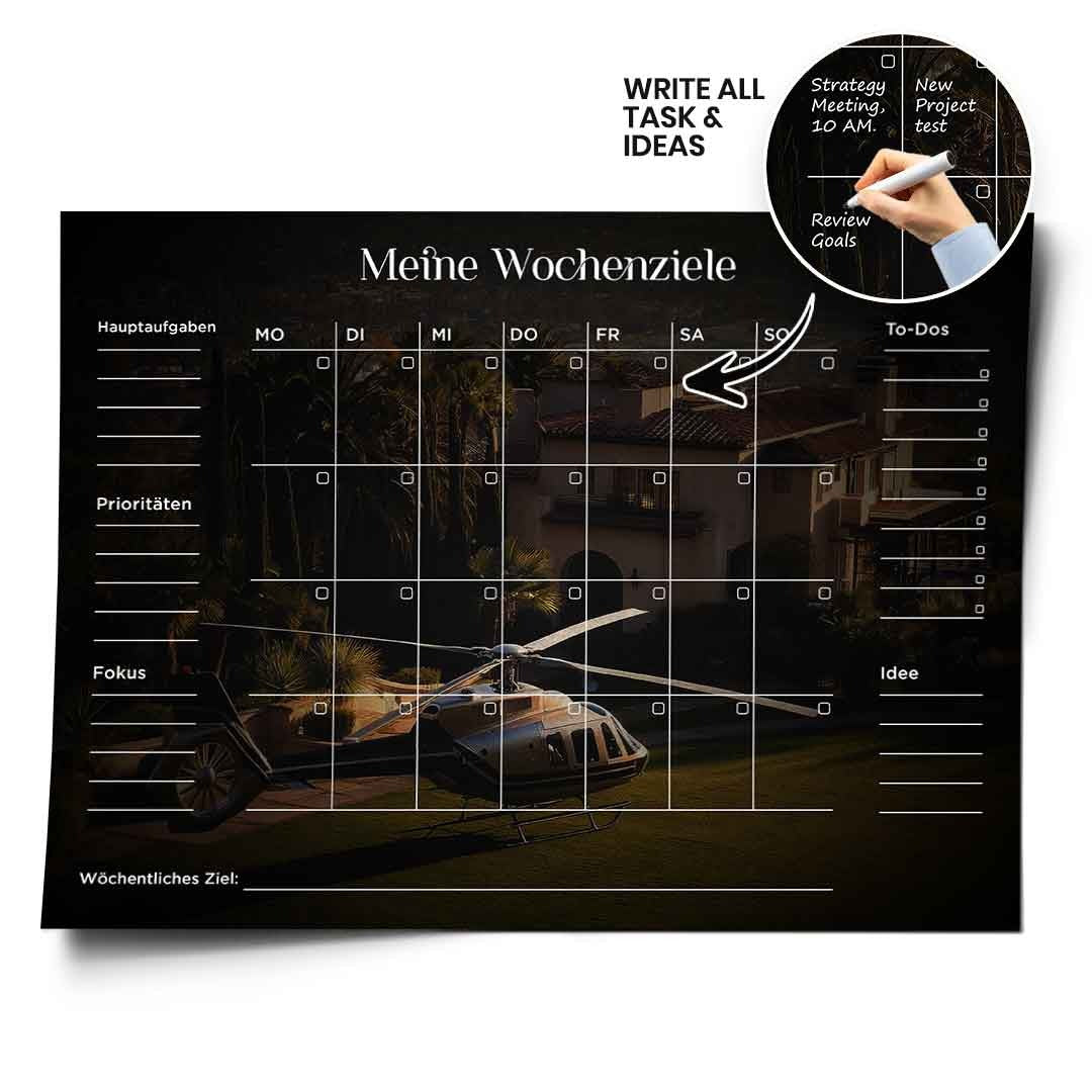 DOTCOMCANVAS Poster Success Planner 2.0 (Deutsch)