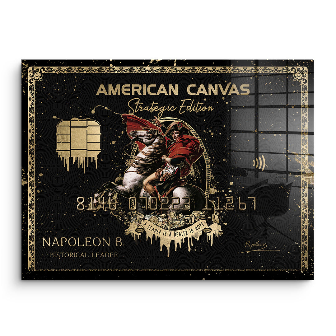 DOTCOMCANVAS Acrylglasbild Royal American Canvas Napoleon ohne Rahmen