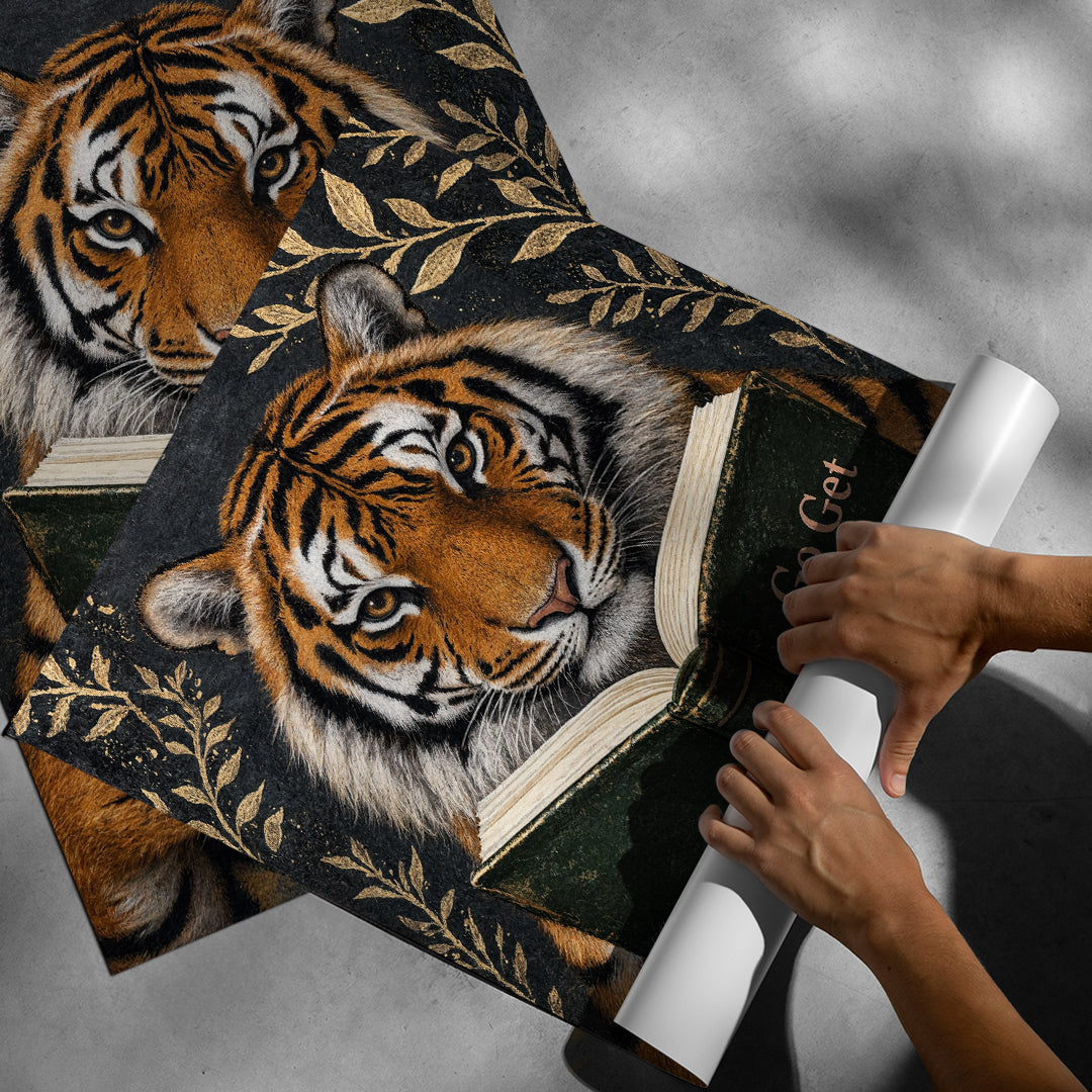 Aufgerolltes Poster Go Get 'Em Tiger