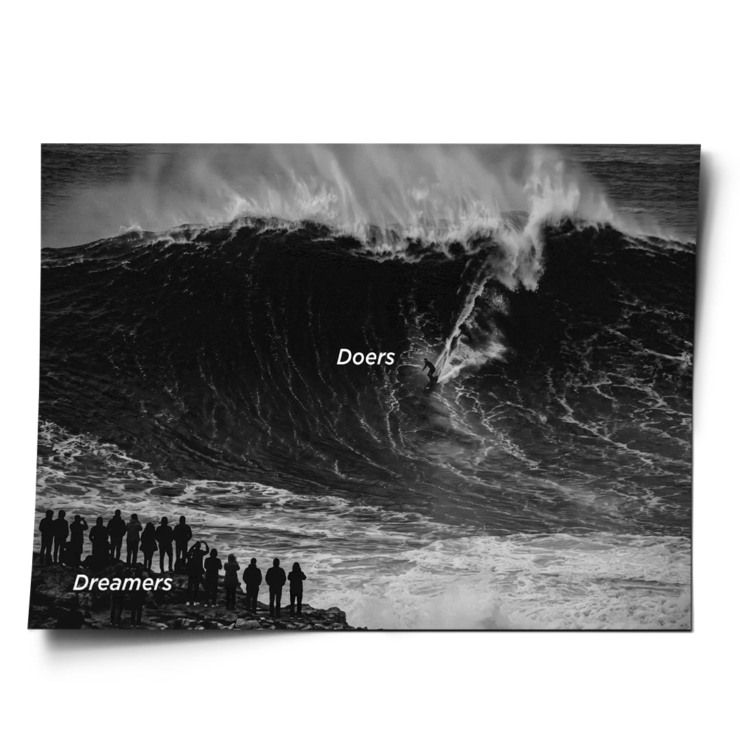 DOTCOMCANVAS Poster Doers VS Dreamers