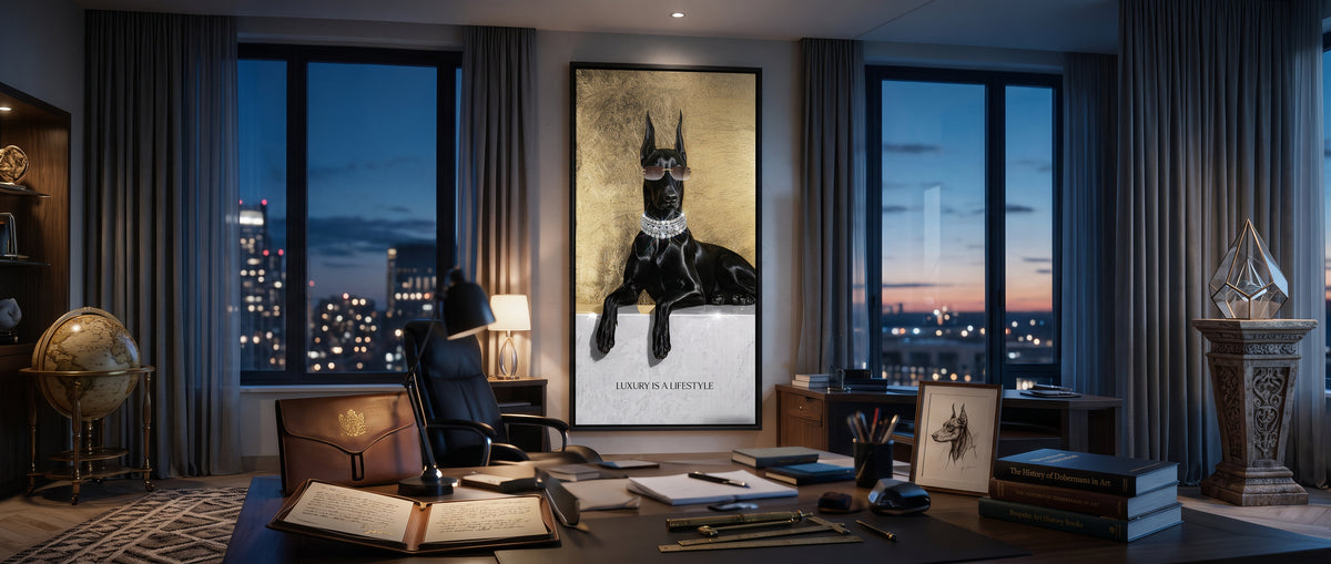 Leinwandbild Luxury Is A Lifestyle Website Banner
