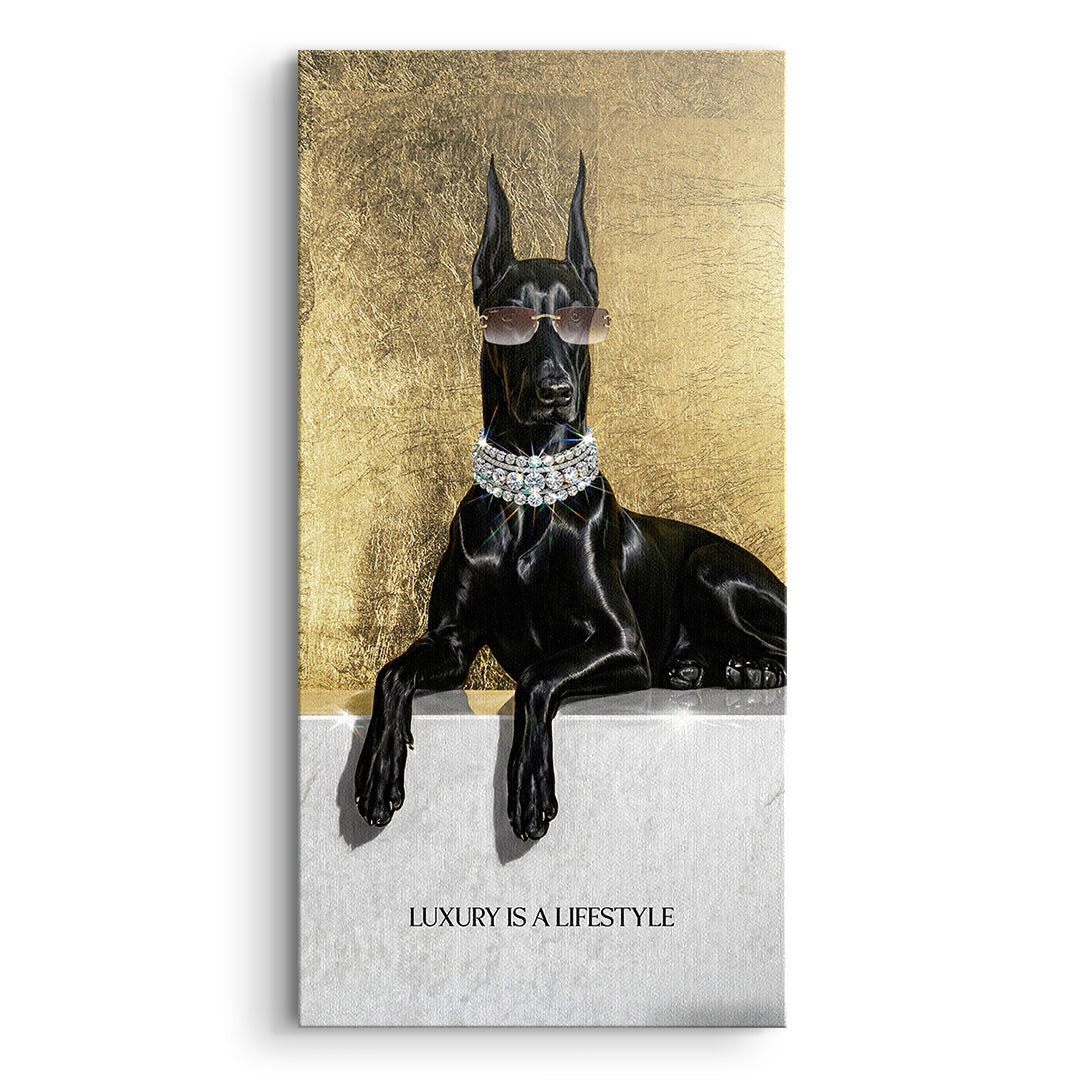 DOTCOMCANVAS Leinwandbild Luxury Is A Lifestyle ohne Rahmen