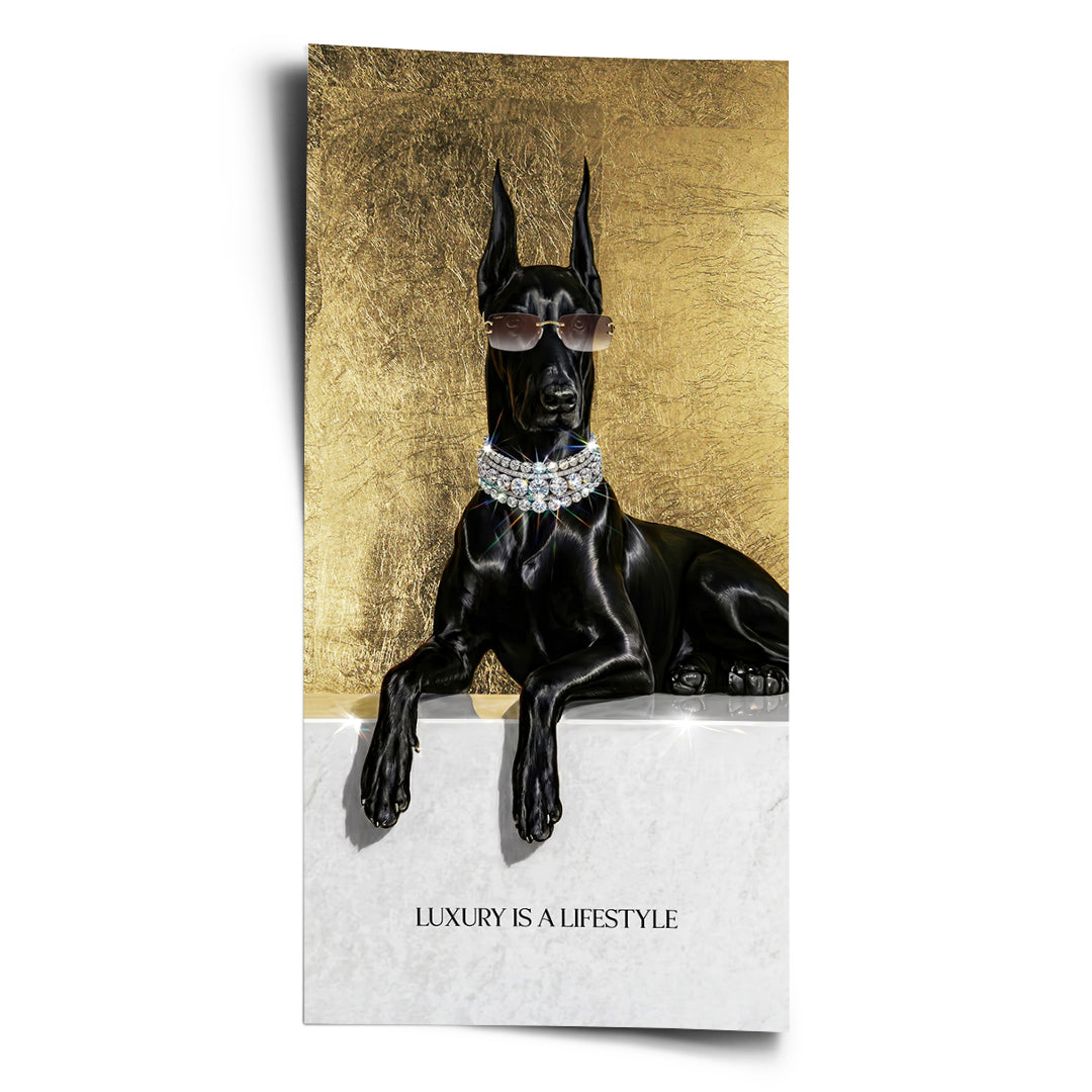 DOTCOMCANVAS Poster Luxury Is A Lifestyle