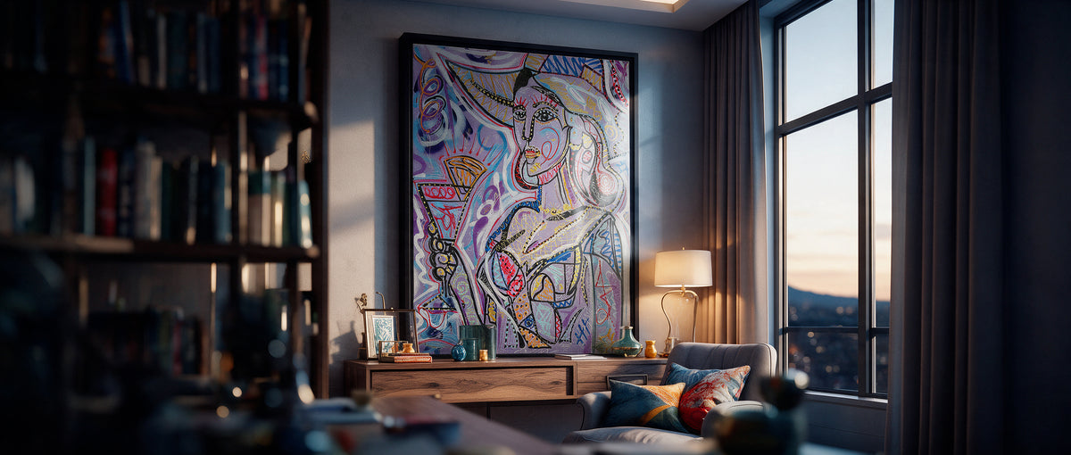 Acrylglasbild Cubist Cocktail Hour Website Banner