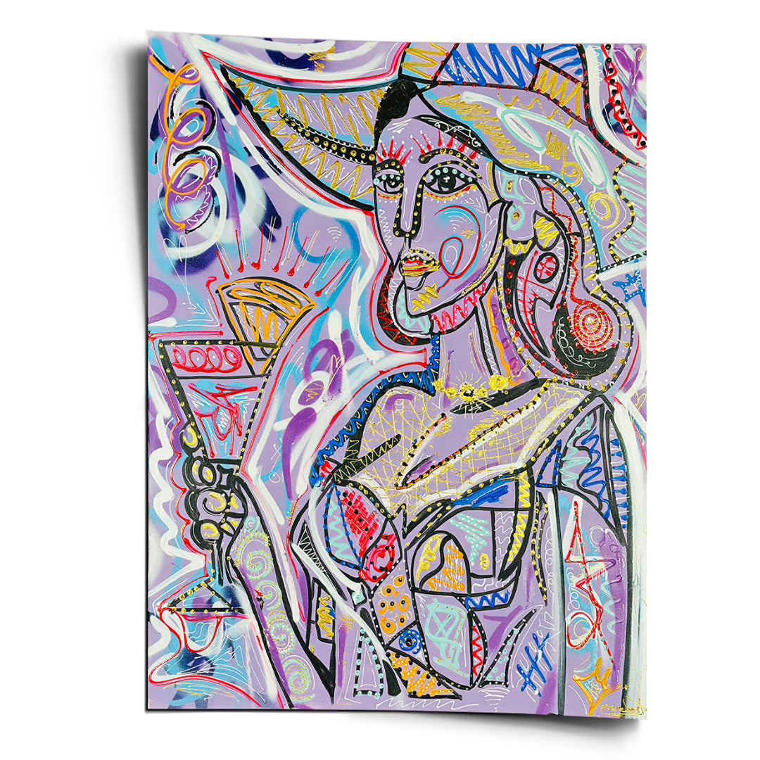 DOTCOMCANVAS Poster Cubist Cocktail Hour