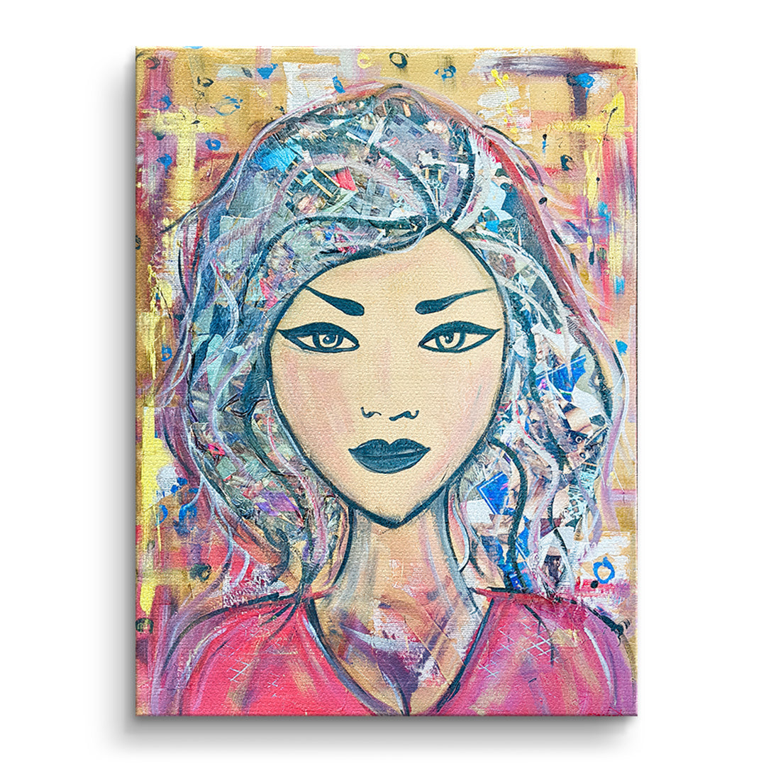 DOTCOMCANVAS Leinwandbild Headlines And Dreams ohne Rahmen