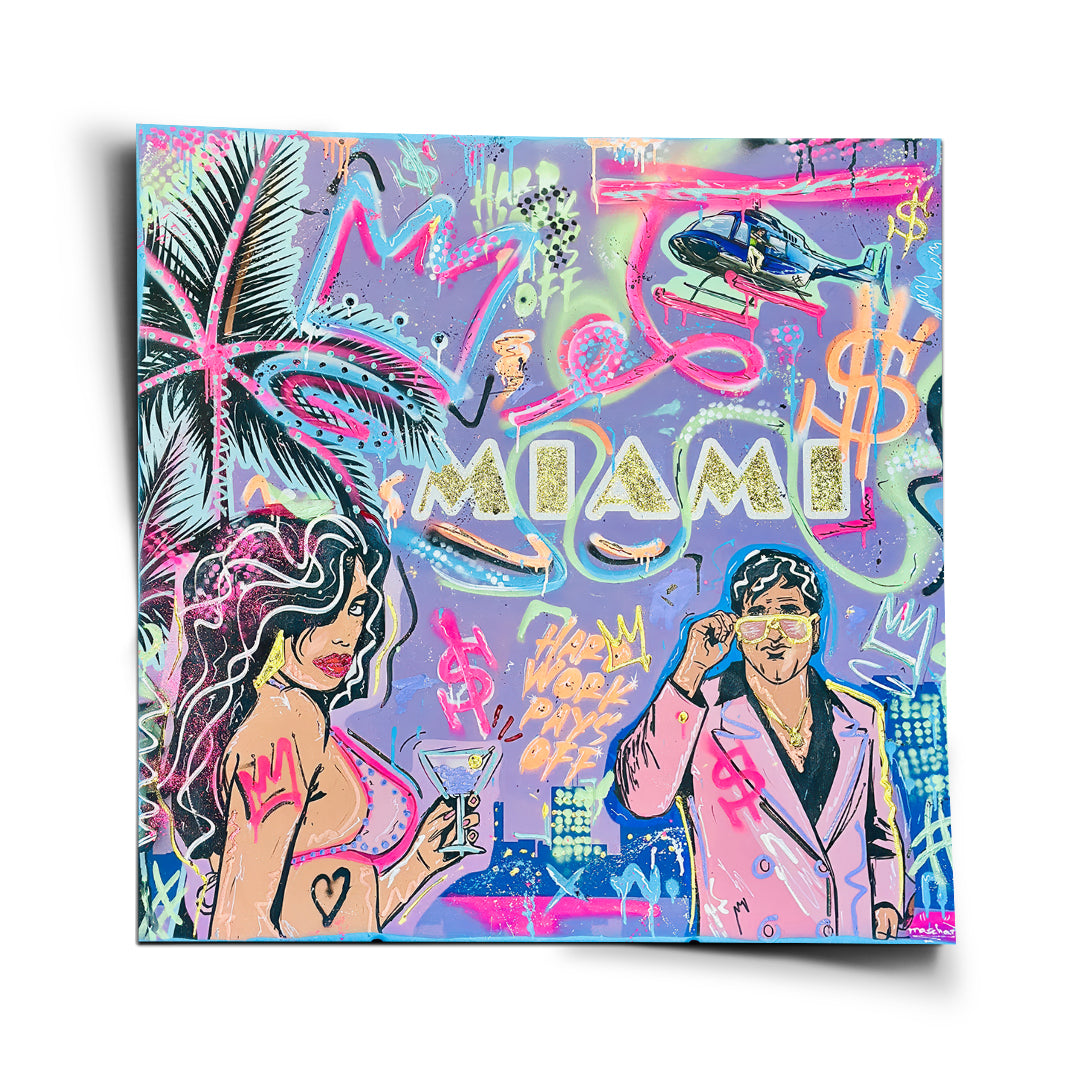DOTCOMCANVAS Poster Miami Money