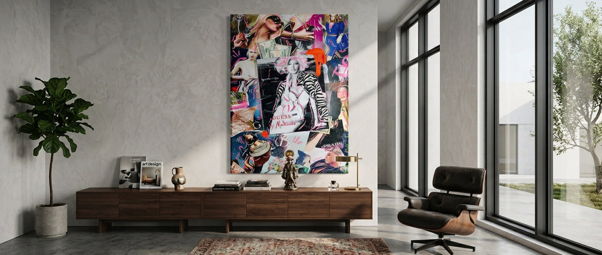 Leinwandbild Runway Riches Website Banner
