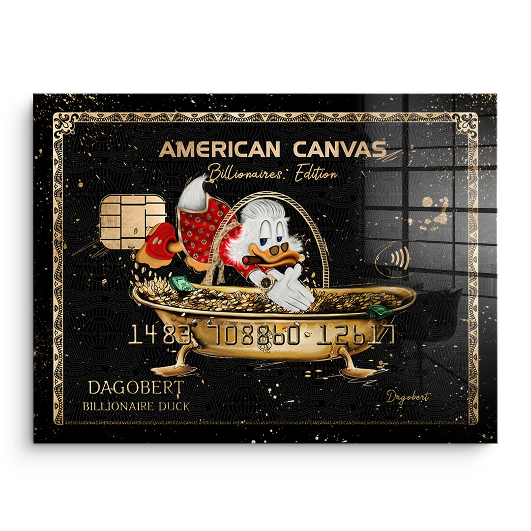 DOTCOMCANVAS Acrylglasbild American Canvas Billionaires Edition ohne Rahmen