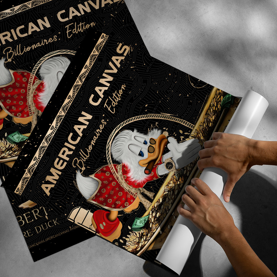 Aufgerolltes Poster American Canvas Billionaires Edition