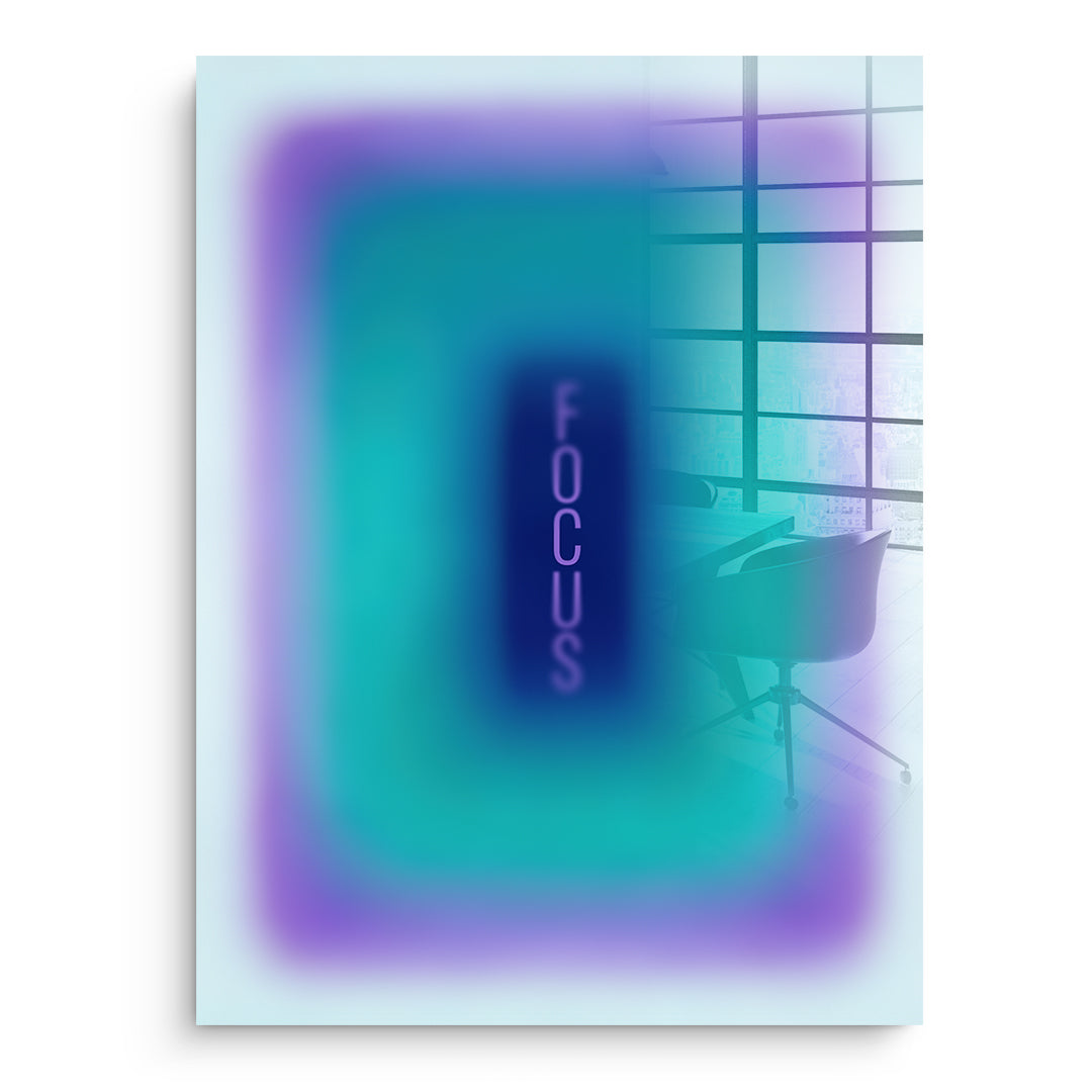 DOTCOMCANVAS Acrylglasbild Focus Aura ohne Rahmen