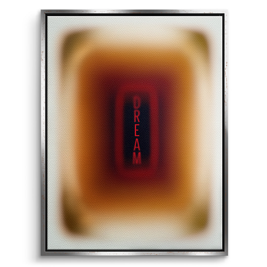 DOTCOMCANVAS Leinwandbild Dream Aura im silbernen Premium-Rahmen