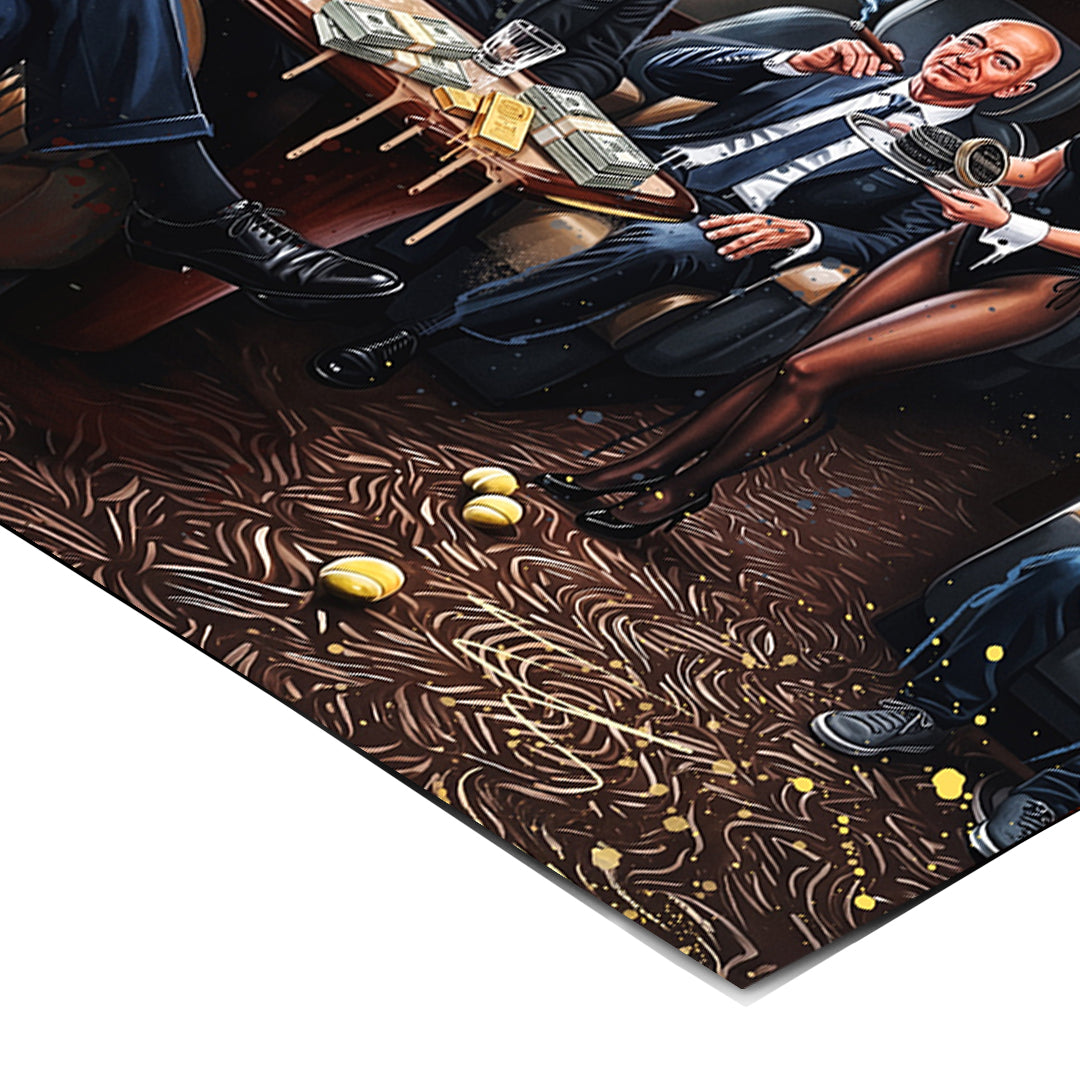 Eckdetail des Posters Jet Friends