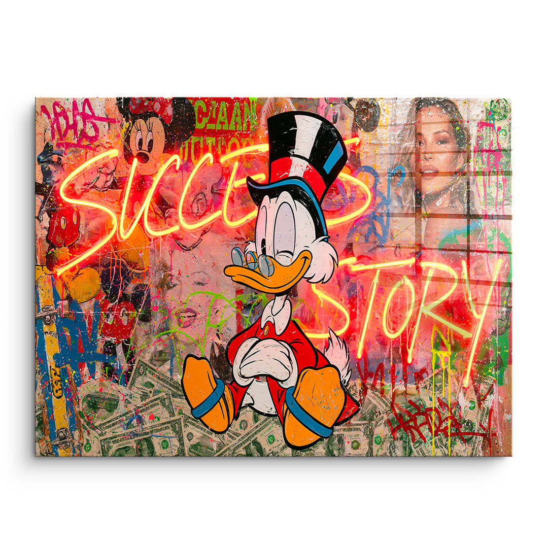 DOTCOMCANVAS Acrylglasbild Success Story ohne Rahmen