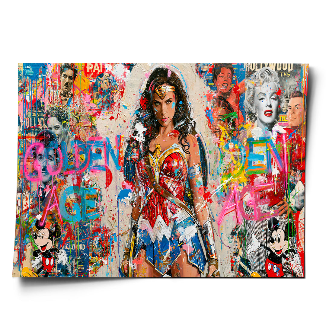 DOTCOMCANVAS Poster Golden Age Heroine