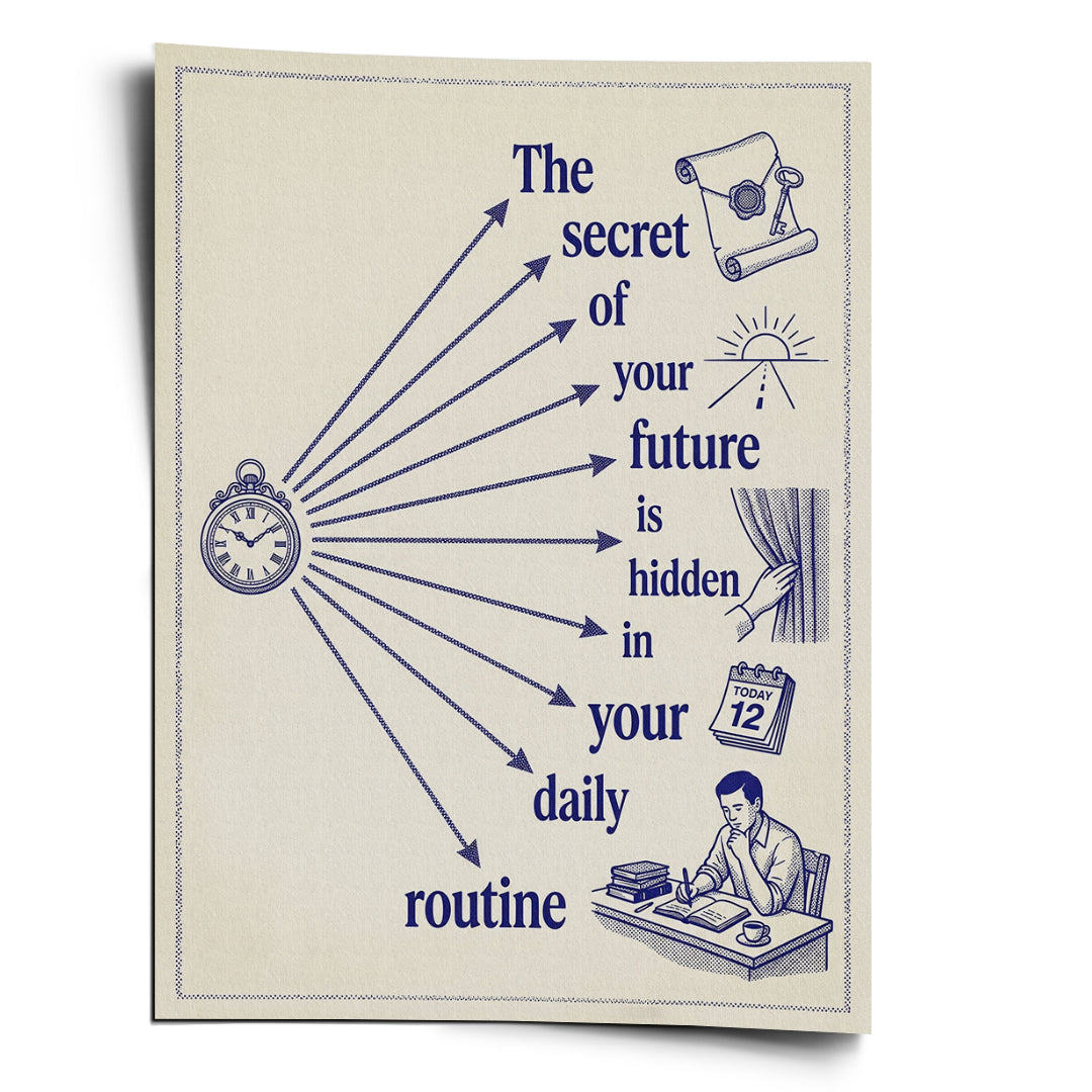 DOTCOMCANVAS Poster Hidden In Your Daily Routine