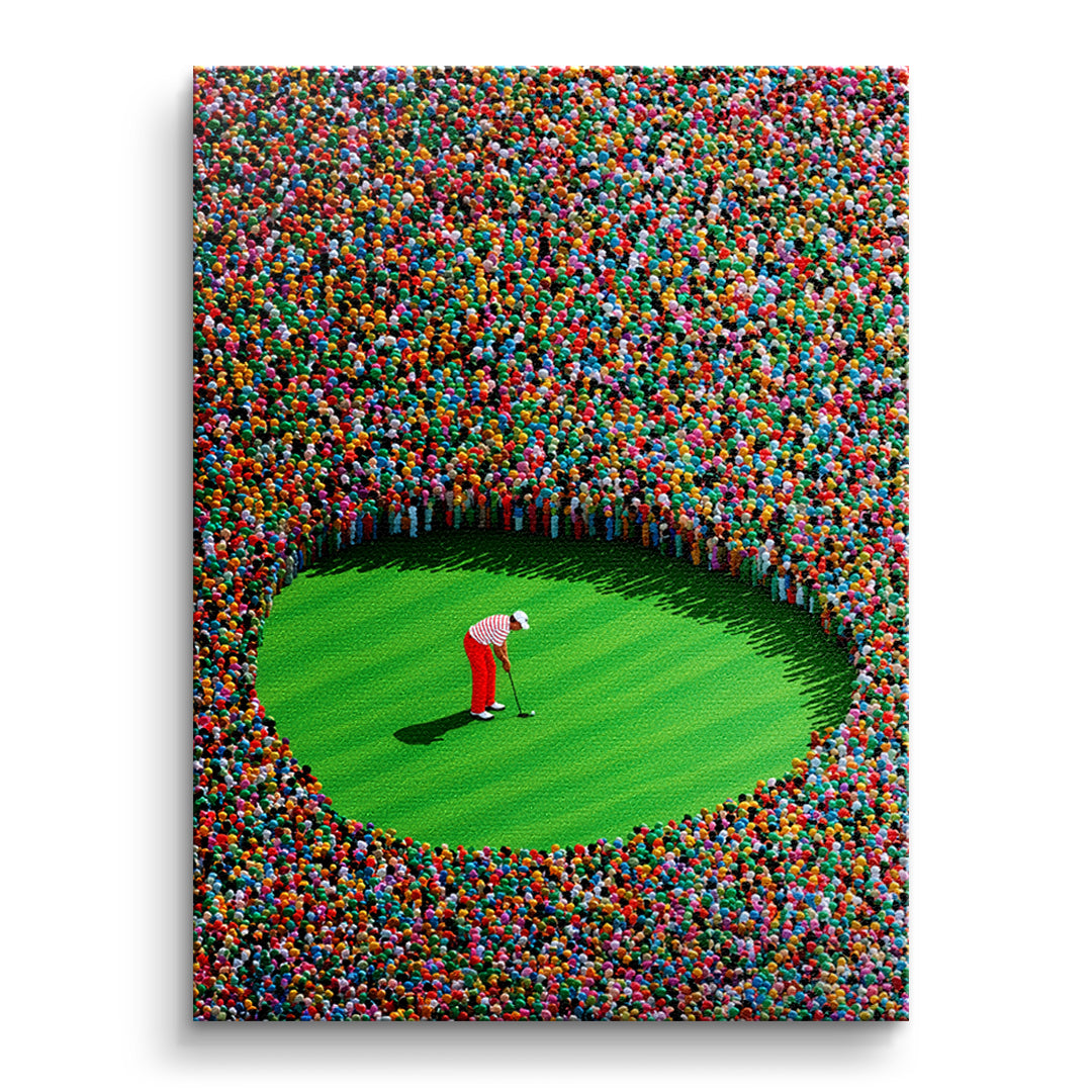DOTCOMCANVAS Leinwandbild The Final Putt ohne Rahmen