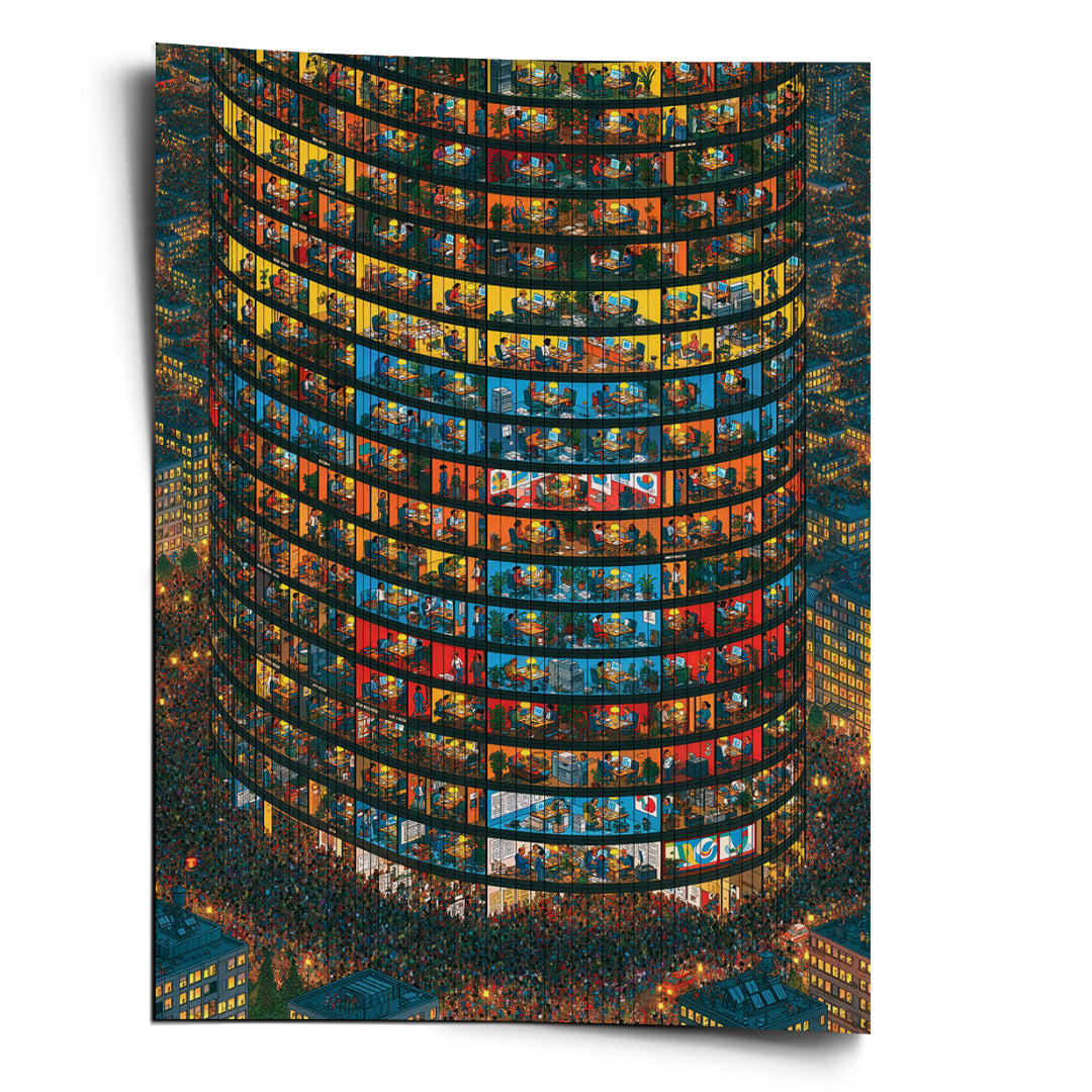 DOTCOMCANVAS Poster Tower Of Lives
