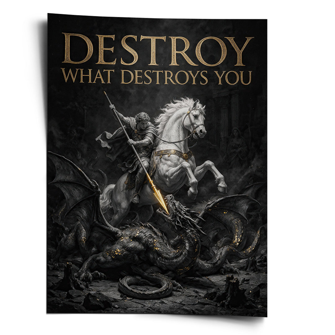 DOTCOMCANVAS Poster Destroy What Destroys You