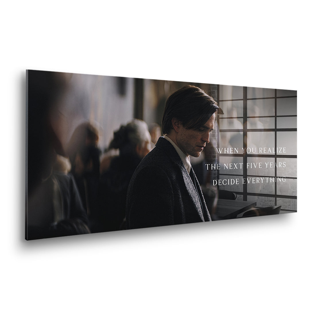 Seitenansicht des Acrylglasbilds When You Realize ohne Rahmen