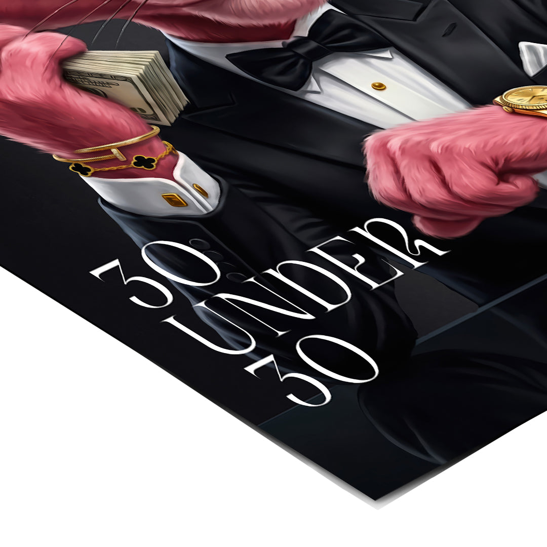 Eckdetail des Posters 30 Under 30