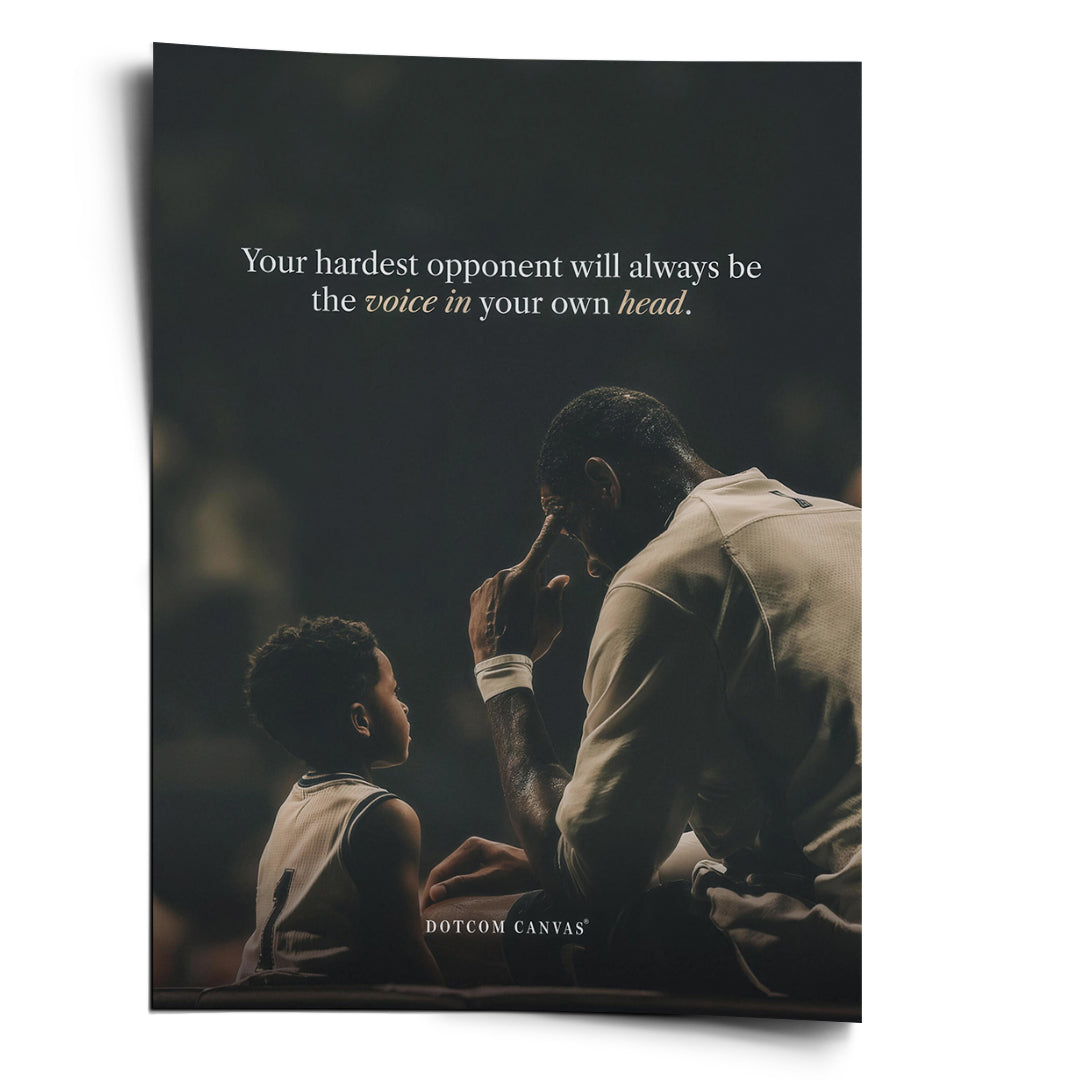 DOTCOMCANVAS Poster Your Hardest Opponent Classic