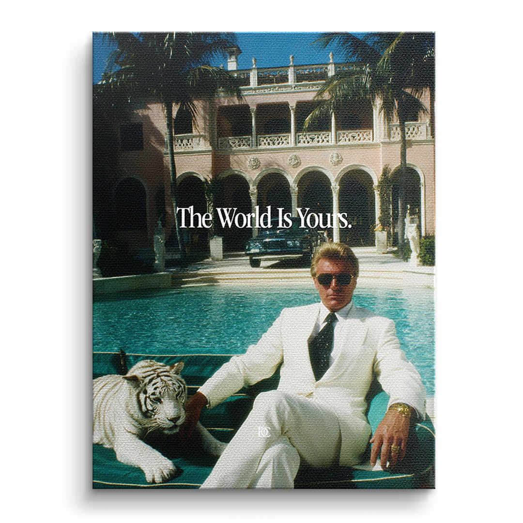DOTCOMCANVAS Leinwandbild The World Is Yours Tiger ohne Rahmen