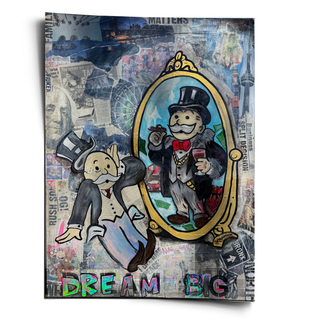 DOTCOMCANVAS Poster Dream Big Real