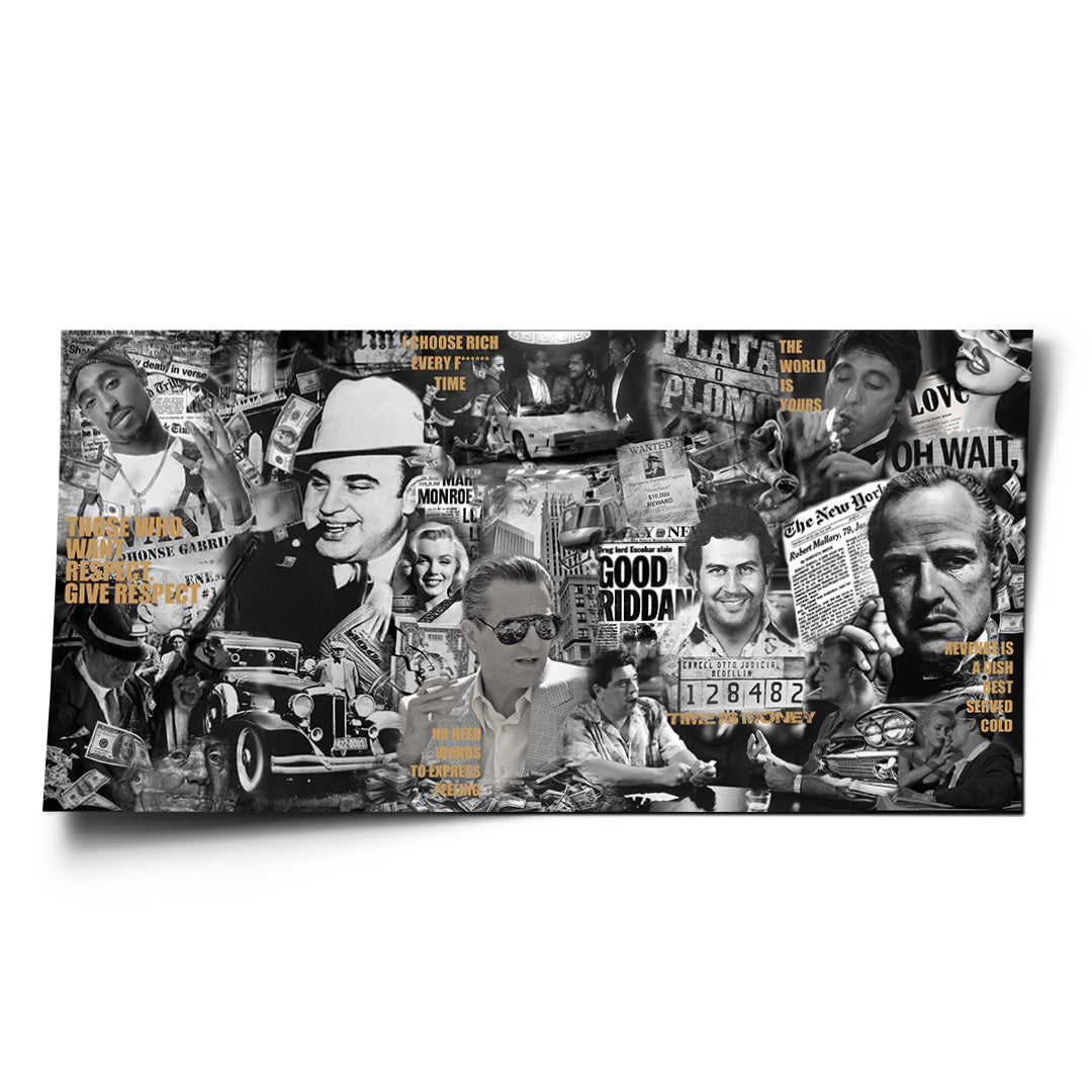 DOTCOMCANVAS Poster Gangsters