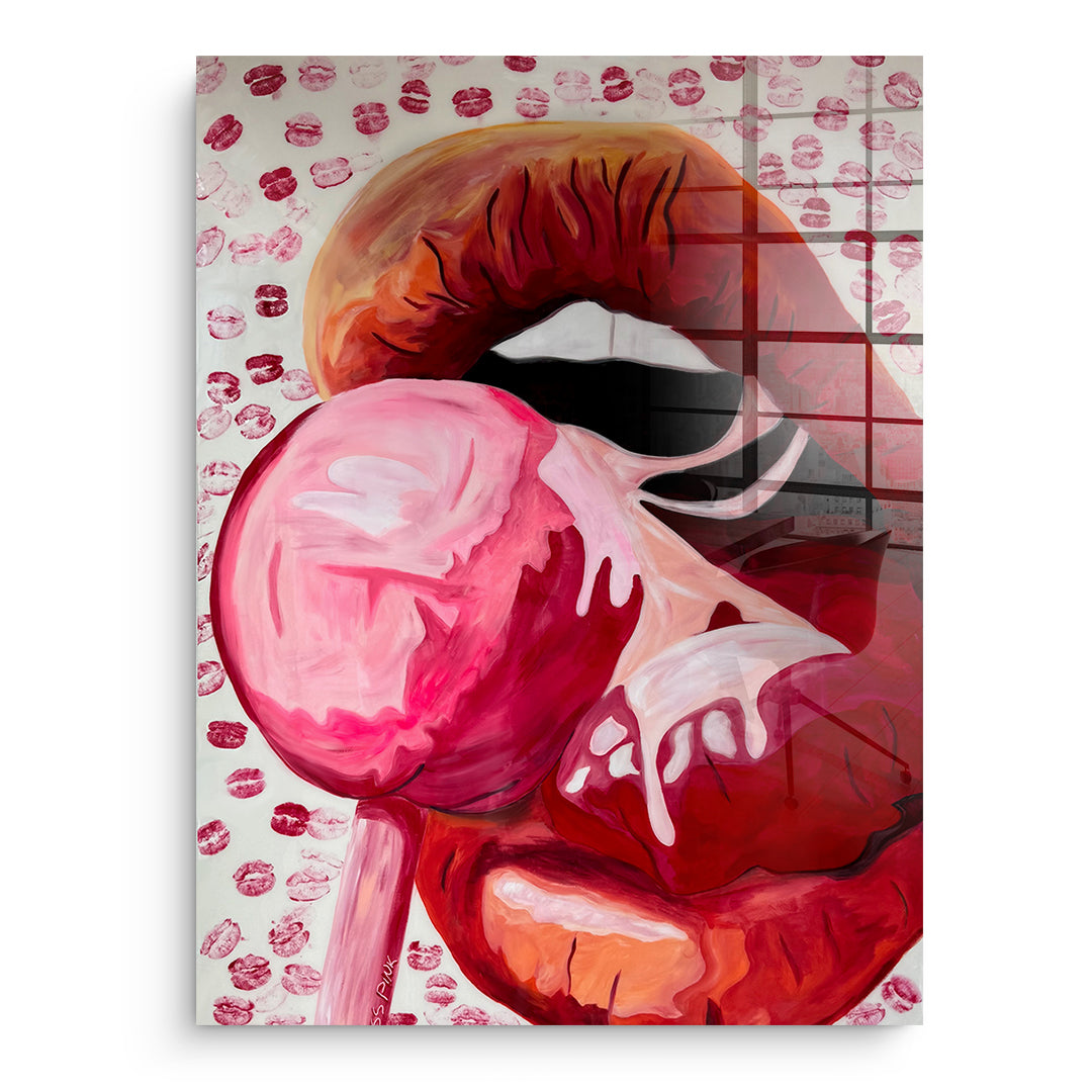 DOTCOMCANVAS Acrylglasbild Lollipop ohne Rahmen
