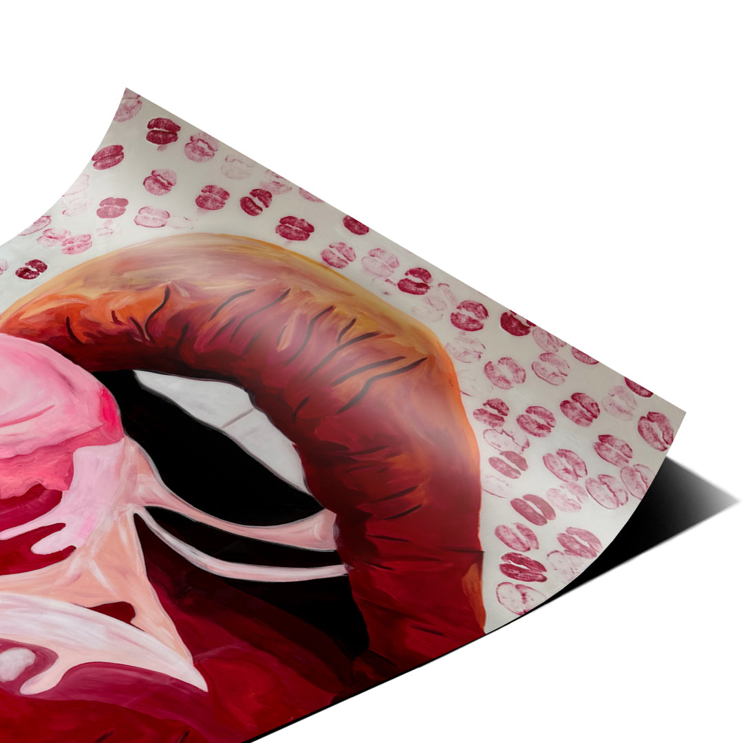 Eckdetail des Posters Lollipop