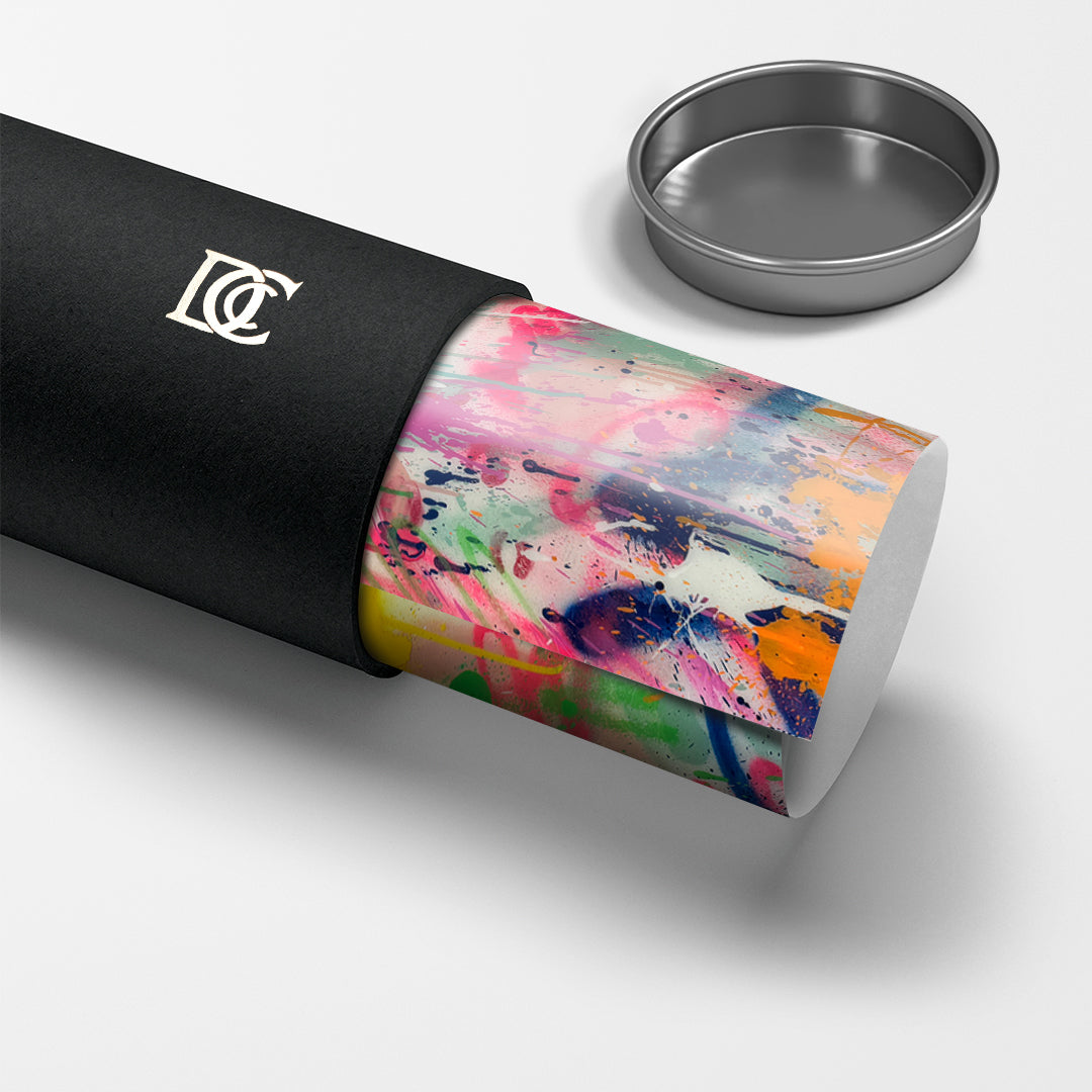 Poster Seduction Kisses in der Versandhülse