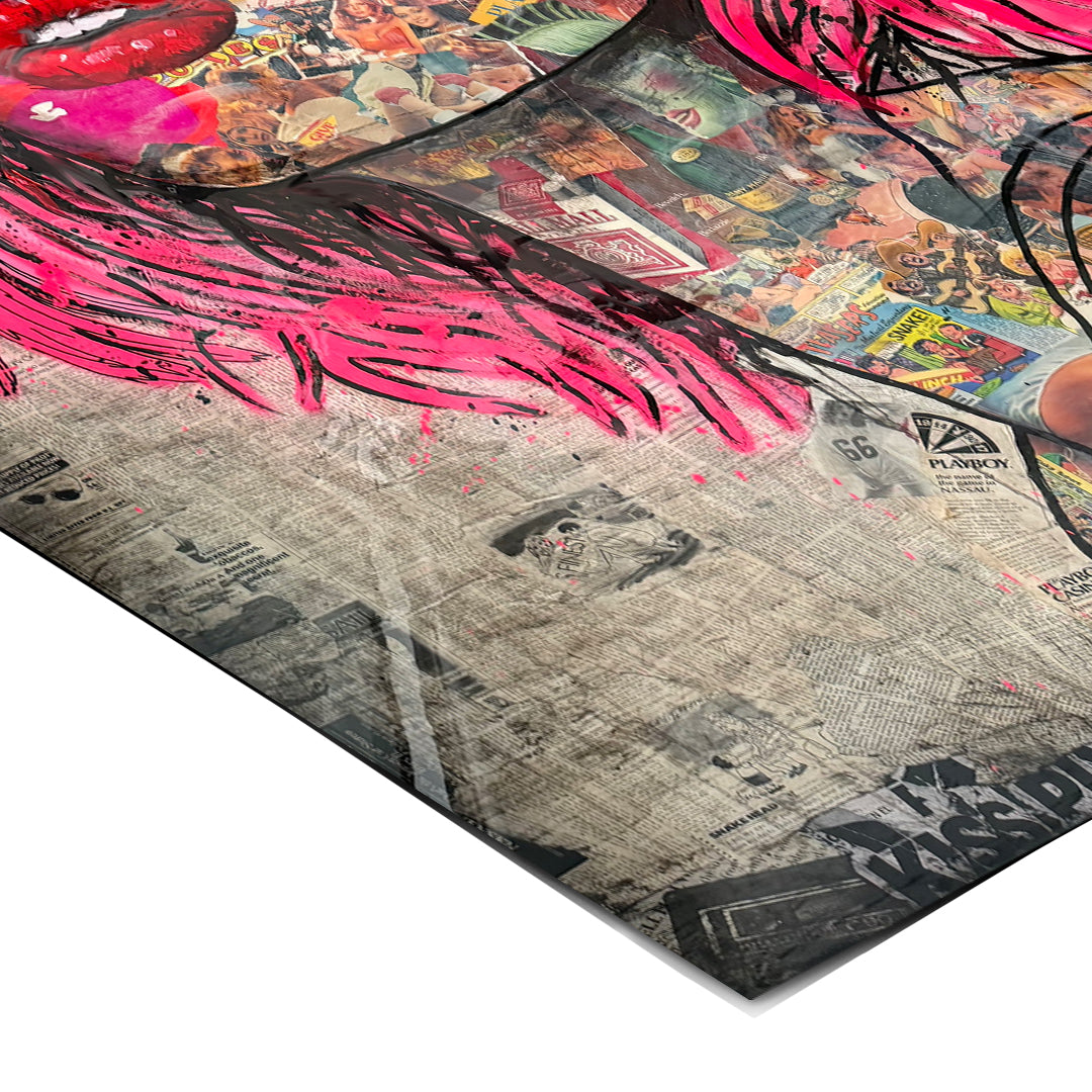 Eckdetail des Posters Seductive