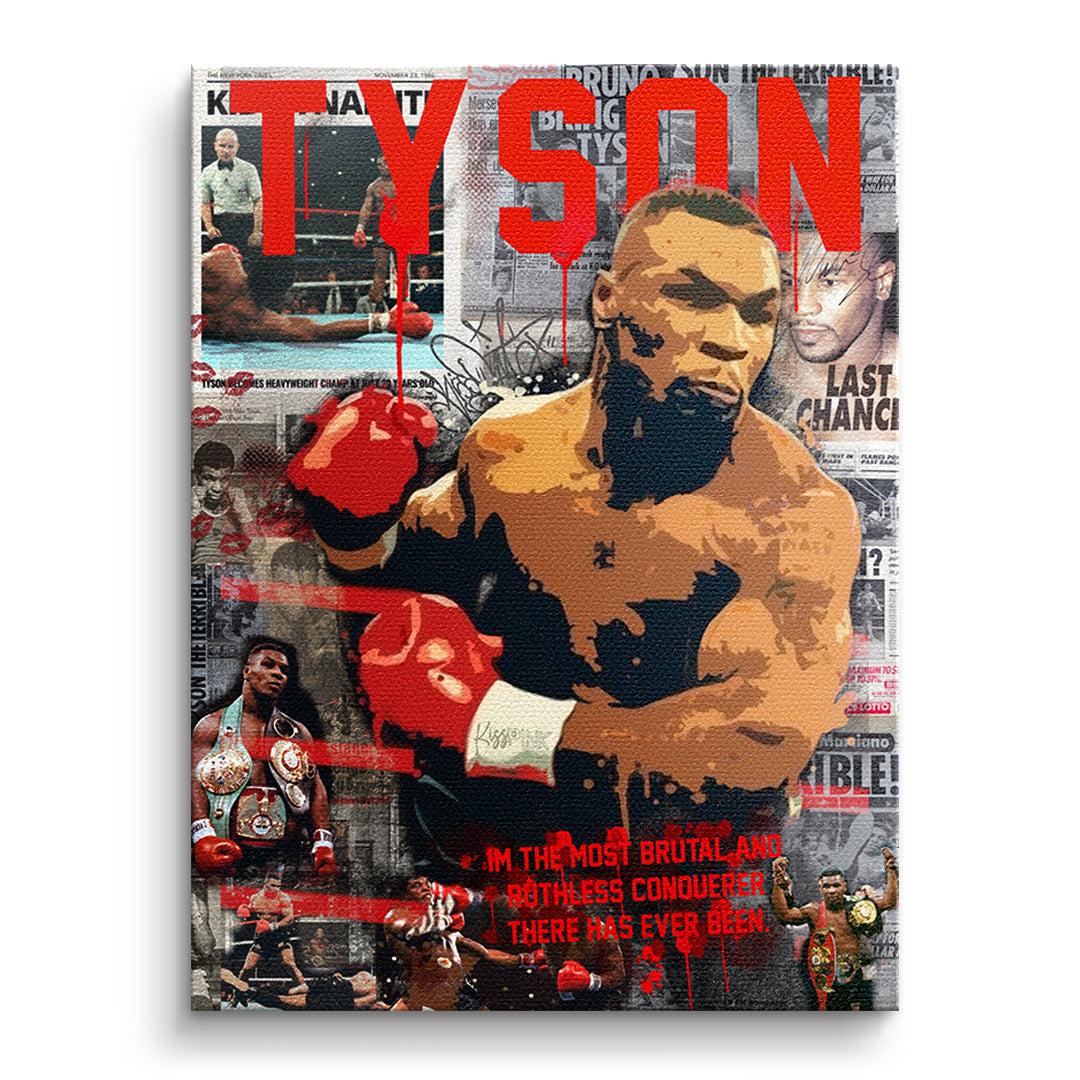 DOTCOMCANVAS Leinwandbild Iron Champion ohne Rahmen