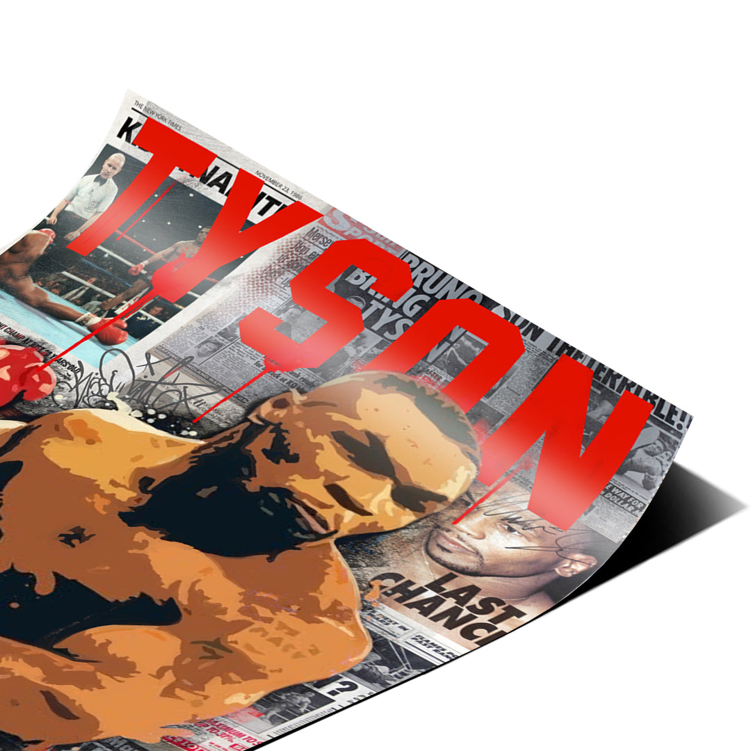Eckdetail des Posters Iron Champion