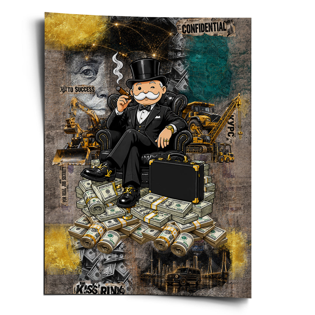 DOTCOMCANVAS Poster Building Empires