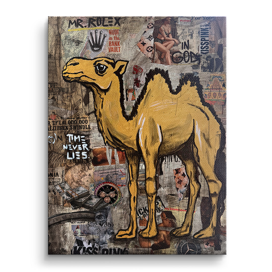 DOTCOMCANVAS Leinwandbild Mr. Luxury Time ohne Rahmen