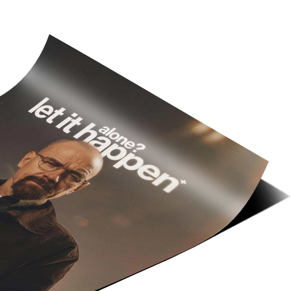Eckdetail des Posters Let It Happen, Nahaufnahme