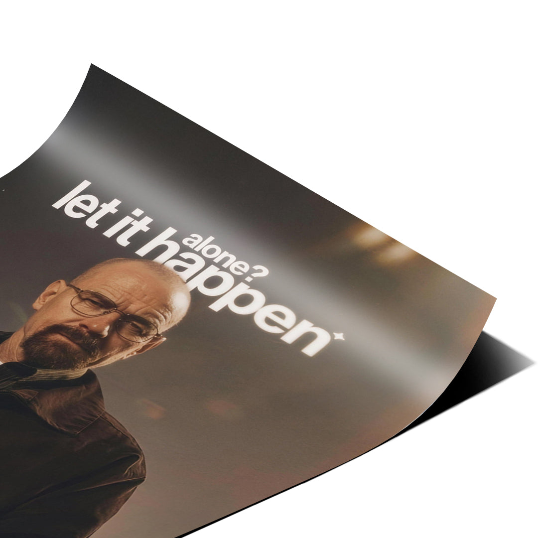 Eckdetail des Posters Let It Happen, Nahaufnahme